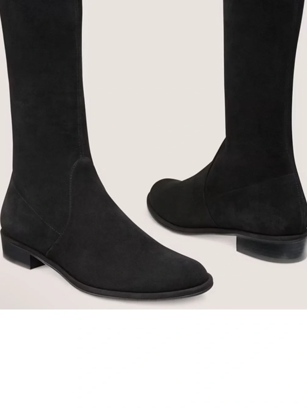 Stuart Weitzman Black Lowland Boots Size 7
